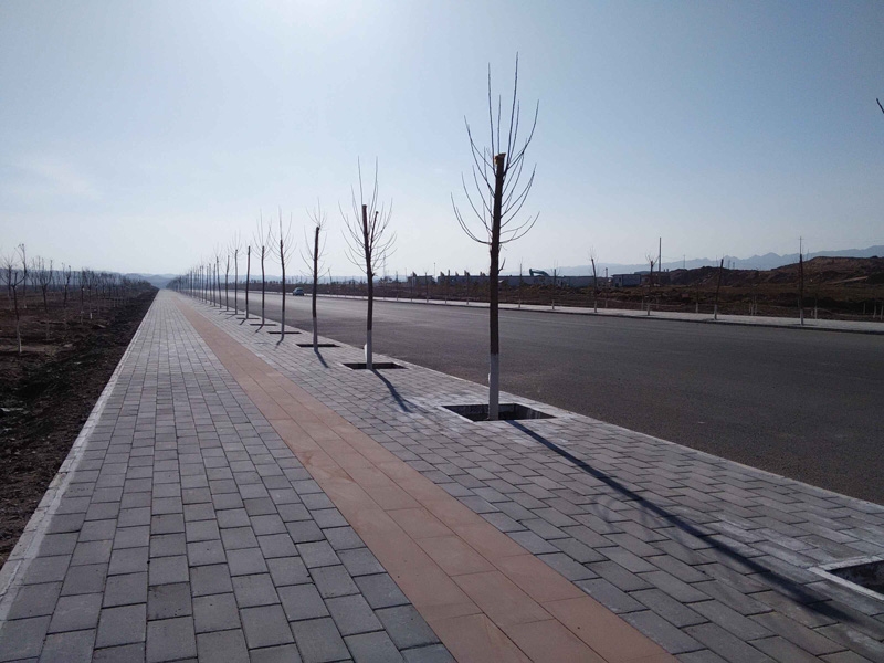 白银市高新产业园道路